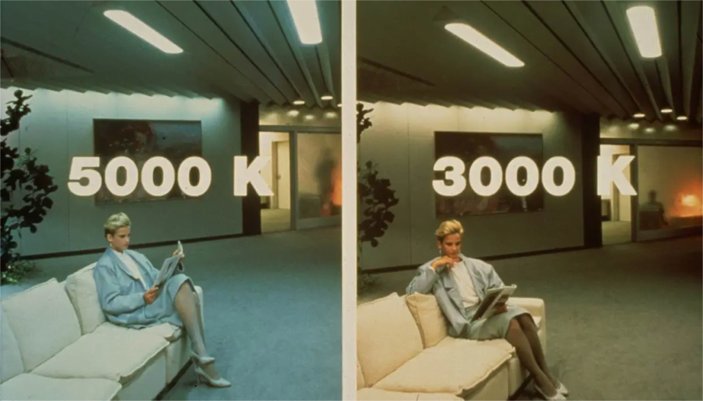 5000 K vs 3000 K color temperature