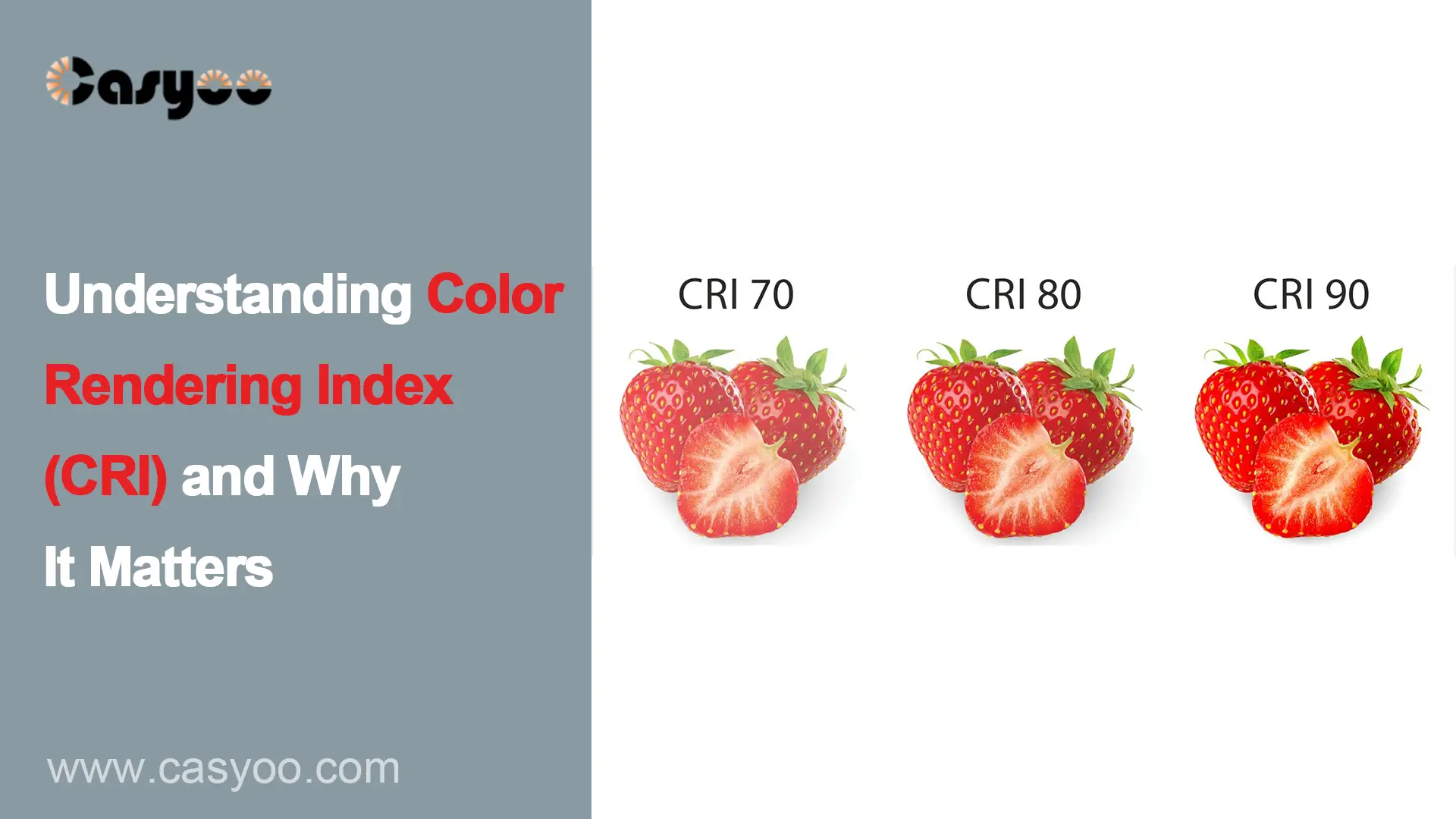 Understanding Color Rendering Index (CRI) and Why It Matters