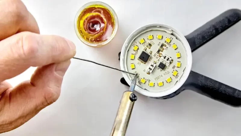 soldering-burnedout-led-light