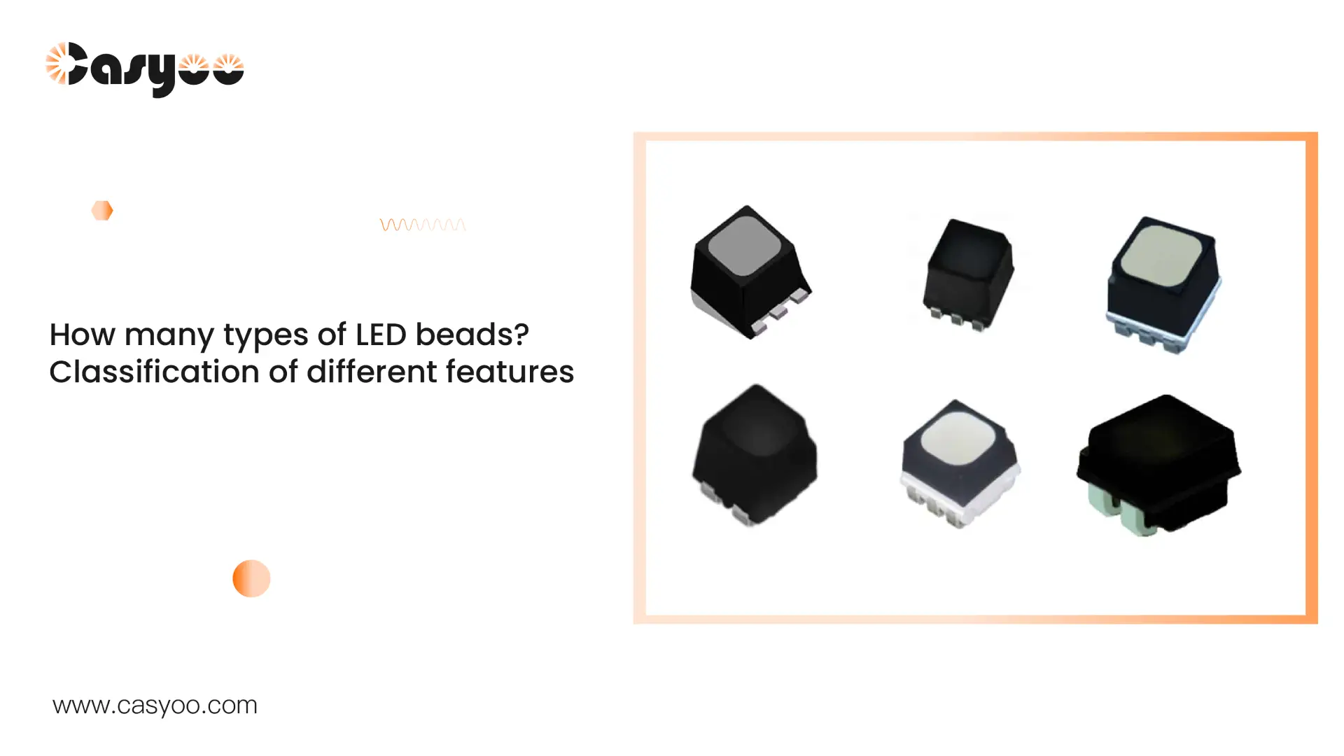 How many types of LED beads Classification of different features