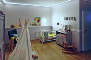 children's room daylight lighting