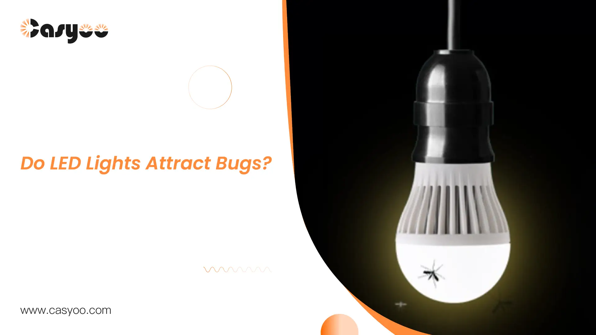 do led lights attract bugs