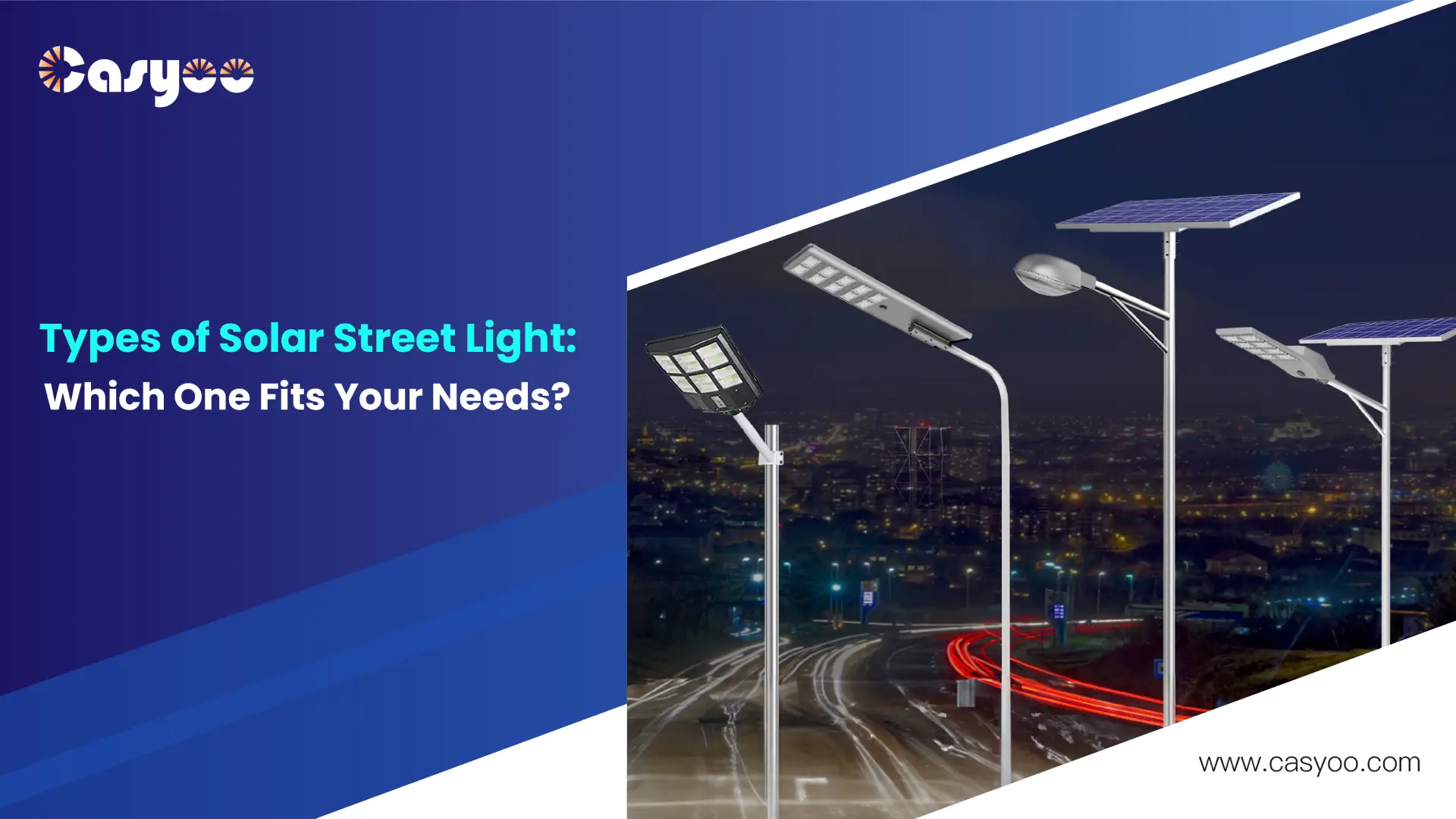 Types of Solar Street Light Which One Fits Your Needs