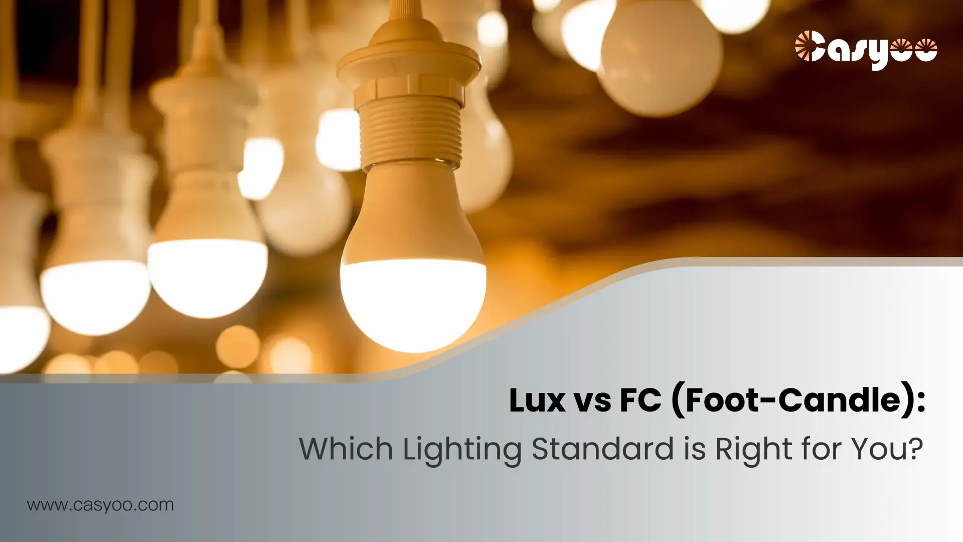 Lux vs FC (Foot-Candle) Which Lighting Standard is Right for You